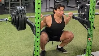 Giant set of back squats 