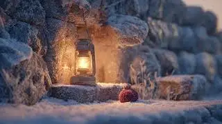 Cozy Winter Lantern Lofi 🕯️ Peaceful Sleep & Focus Music (1H)