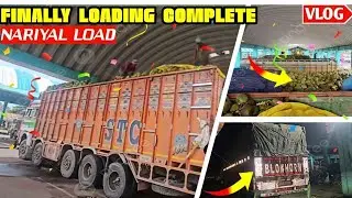 Unloading complete and loading coconut water 💧 mandi time again 