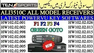 #ALI3510C ALL MODEL RECEIVERS LATEST VERSIONS SOFTWARES 2019 | F1F2, GREEN GOTO | #Usama_Tech