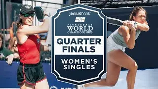 Kaitlyn Christian v Lea Jansen at the Jenius Bank Pickleball World Championships