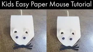 How to Make Easy Paper Mouse | DIY Origami Mouse Ideas  | Kid Paper Mouse Step By Step Tutorial