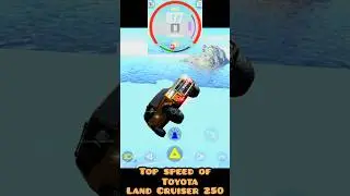 Top Speed of Toyota Land Cruiser 250 in Car Simulator 2 #shorts #carsimulator2