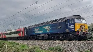 class 57  | DRS 57306 'Her Majesty's Railway Inspectorate'  and mk4s  passing Berkshire 02/05/2022