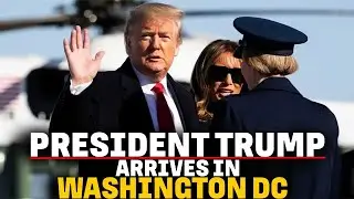 LIVE: US President Trump arrives at Joint Base Andrews, en route to the White House I USA I America