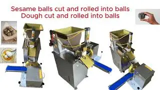 How to Make Snack Balls Fast with a Pneumatic Food Cutter and Rounder#foodprocessingmachine