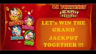 LIVE - 88 FORTUNES JACKPOT FESTIVAL slot machine - lets trigger the bonus feature and win big