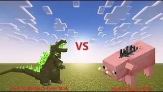 Tremorzilla Vs Pigzilla | Modded Minecraft Mob Battle | 1.20.1
