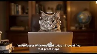 POV: A Cat Teaches You World Domination. Interesting right? 😻 Any cat lover?