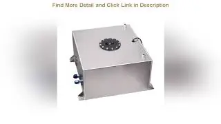 Deal RASTP-Universal Aluminum 60L Fuel Tanks A Set Mirror Polish Fuel Cell with Cap/Foam Inside wit