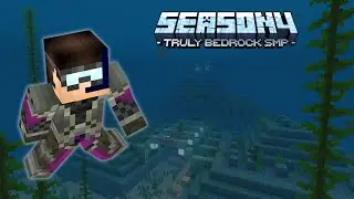 Ocean Monument Raid! Preparing For The 1.18 Guardian Farm! - Truly Bedrock - S04 E02
