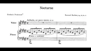 Samuel Barber - Four Songs, Op. 13 - No. 4 