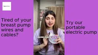 Tired of your breast pump wires and cables? Try our portable&nbsp;electric&nbsp;pump!
