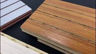 Wood acoustic panel Grooved Acoustic Panels