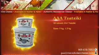 Macedonian Cheese Co | AAA Tzatziki | manufacturer &  wholesaler | Toronto, Canada