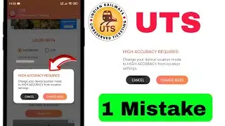 HIGH ACCURACY REQUIRED Change your device location mode to HIGH ACCURACY from location setting