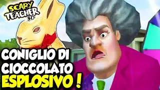 FACCIO ESPLODERE IL CONIGLIO DI CIOCCOLATO DELLA MAESTRA! - Scary Teacher - (Salvo Pimpo's)