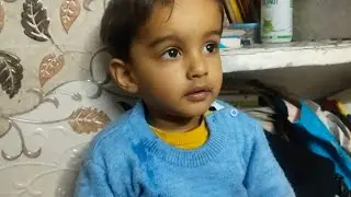 Busy abhyant is enjoying with cousins 