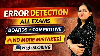 Identify the Error & Supply the Correction | English Grammar | All Exams |Boards + Competitive Exams
