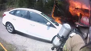 Helmet Cam, house fire Selmer TN