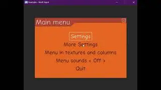 pygame-menu — A menu for pygame. Simple, and easy to use