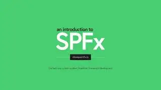 What is SharePoint Framework &mdash; Introduction to SharePoint Framework