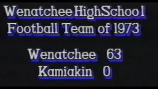 Wenatchee Panthers vs Kamiakin 1973
