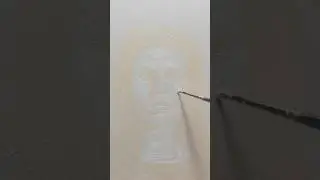 Can you paint with only white? #art #artchallenge #painting