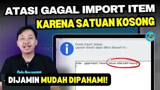 Gagal Import Item dengan Keterangan "Satuan Kosong"? Coba Cara Ini! #aplikasikasir #import #kasir