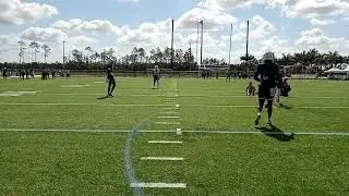 2025 National Scouting Combine 1v1 WR vs DBs Right & Left Cameras