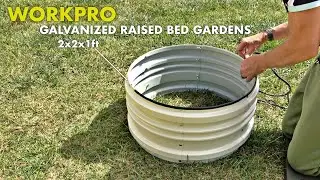 How to Set Up WorkPro Galvanized Raised Bed Garden Sets