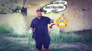 FIRST TIME EVER FISHING AT BRECKINRIDGE PARK IN RICHARDSON TX | WE FREAKED OUT