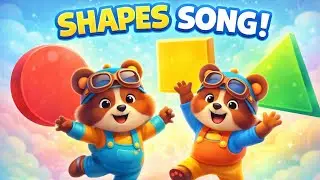 🎵 Shapes Song for Kids | Circle Square Triangle Dance!