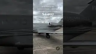 Private jet empty leg | Gold Coast to Sydney