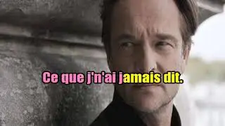 KARAOKÉ David Hallyday  Ma Dernière Lettre
