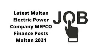 MEPCO Multan Jobs 2022 for Chief Financial Officer