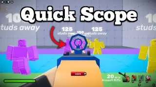 EASIER MOBILE QUICK SCOPE METHOD #roblox #rivals 