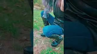 #otkboots #shorts #kneehighboots #leather #viral #fashion #shinyleather #latexmodel #leathermodel