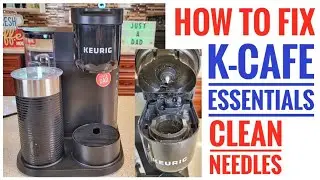 HOW TO FIX KEURIG K-Cafe Essentials CLEAN NEEDLES With Paperclip