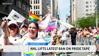 NHL rescinds ban on rainbow Pride tape