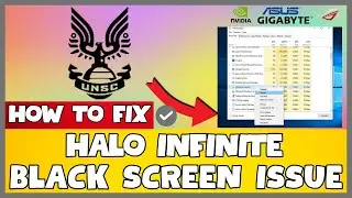 How to Fix Halo Infinite Black Screen ISSUE | 2023 Easy Fix #updated