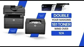 HP 181 Toner - Super Toner - Better than 12A - #hpprinter #duplex #laserprinter #toner #cartridge 