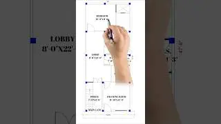 План дома 20X47,75 футов 😍 | Площадь участка 1000 кв. футов в стиле Naksha Modern 😍 | Правильный ...