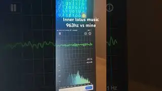 Using hz analyzer to compare which is more accurate&hellip;. #frequency #subliminal #shorts
