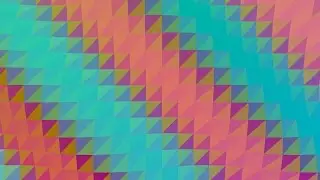 Triangle color wave - HD animated background #81