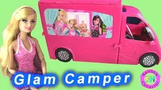Barbie Life in the Dreamhouse NEW Glam Camper RV with TV Kichen Swimming Pool And Bunk Beds