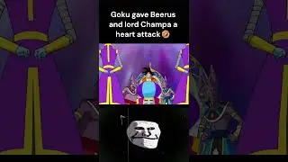 Goku always does the impossible.🤣😶😲#memeface #dragonballsuper #goku #zeno #beerus #vageta #champa