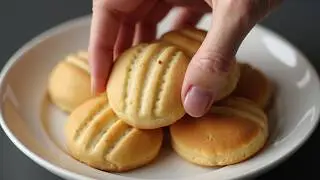 Kekse in 10 Minuten! Sie werden dieses Rezept jeden Tag zubereiten wollen. Ohne Öl, köstliche Kekse!