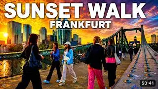 Discover Frankfurt from Sunset to Night on Foot