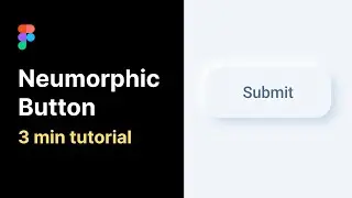 Neumorphic button in Figma